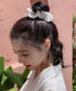 シュシュ レディース ヘアゴム 星柄 ヘアアレンジ 髪留め 髪飾り まとめ髪 お団子 簡単 オルチャン おしゃれ カジュアル 大人っぽい 可愛い 99MDSP-001